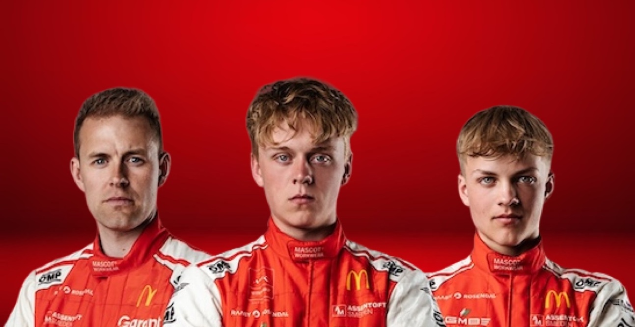 GMB Motorsport names allDanish trio for 2024 assault with Aston Martin